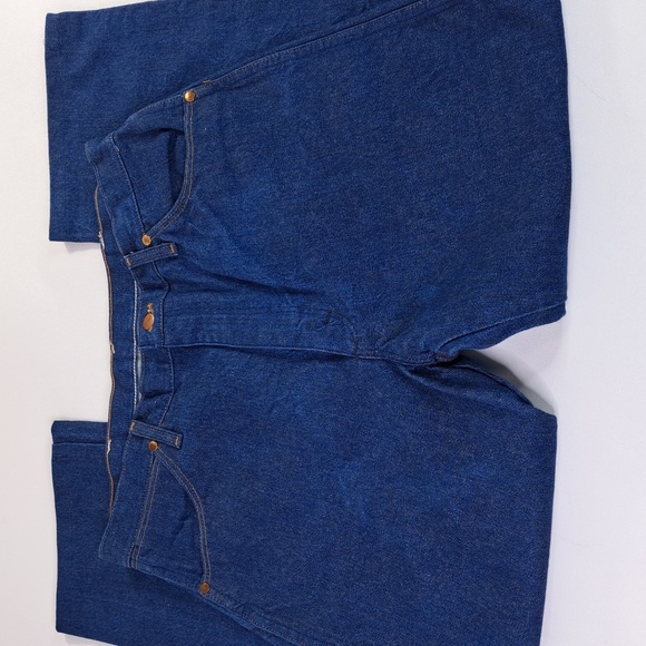 Wrangler Cowboy Cut 13MWZ Slim Fit Blue Jeans Size 36 x 28.5 - Picture 4 of 15